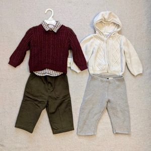 NWT 18 month boys sweater outfit bundle